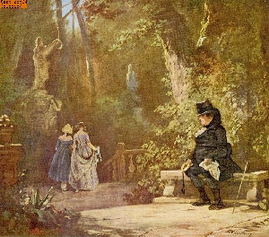 Der Witwer nach Spitzweg